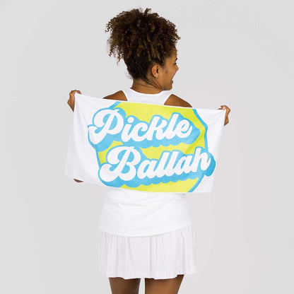 Pickleball Sports Towel White