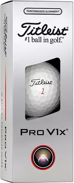Titleist 2025 Pro V1x Performance Alignment Black Golf Balls