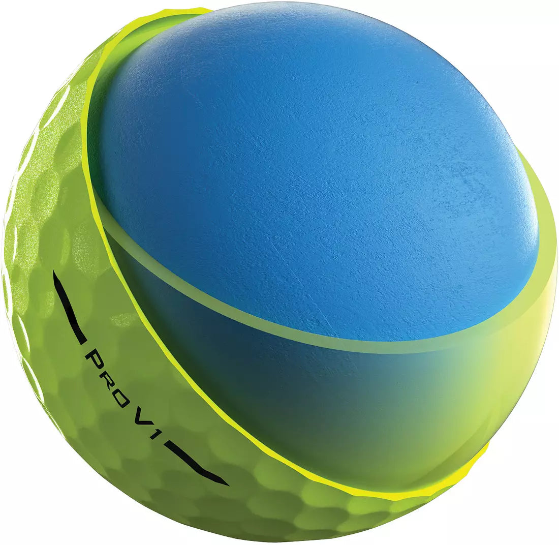Titleist 2025 Pro V1 Yellow Golf Balls