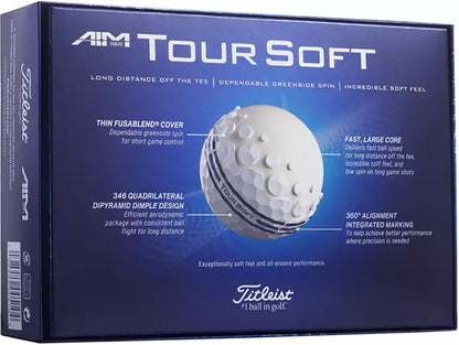 Titleist Tour Soft 360 White 2025 Golf Balls
