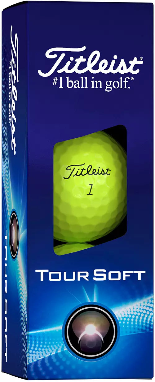 Titleist Tour Soft Yellow 2024 Golf Balls