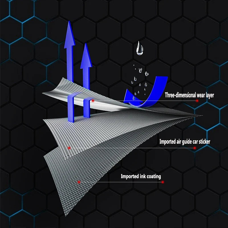 Enlee 3D Bicycle Sticker MtTB PVC Anti-Scratch Waterproof No Yellowing Protective Film Bicycle Frame Protector Accessories TM01