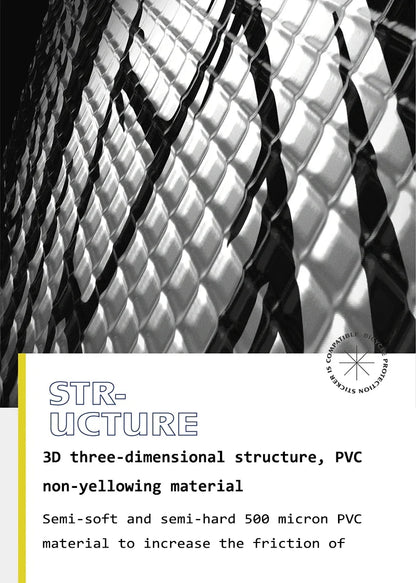 Enlee 3D Bicycle Sticker MtTB PVC Anti-Scratch Waterproof No Yellowing Protective Film Bicycle Frame Protector Accessories TM01