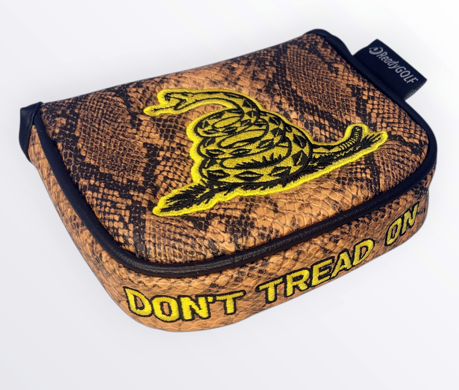 L.A.B. Mezz/Max/OZ Embroidered Center-Shafted Putter Cover by ReadyGOLF - Don't Tread On Me