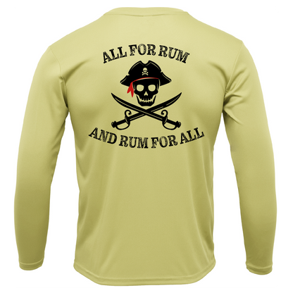 Texas Freshwater Born "All For Rum and Rum For All" Boy's Long Sleeve UPF 50+ Dry-Fit Shirt