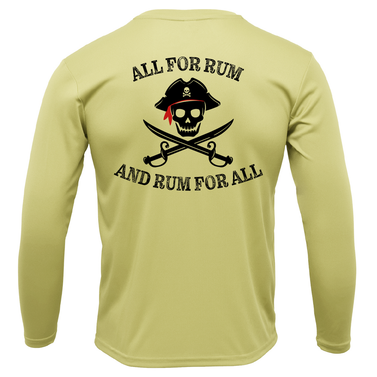 Michigan Freshwater Born "All For Rum and Rum For All" Boy's Long Sleeve UPF 50+ Dry-Fit Shirt