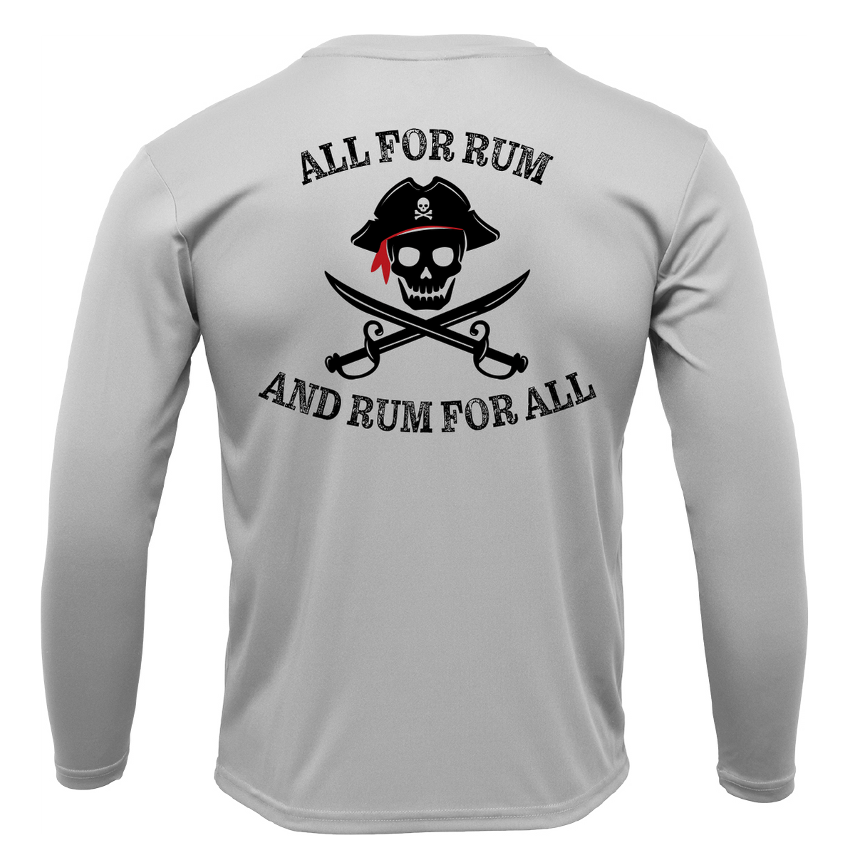 Michigan Freshwater Born "All For Rum and Rum For All" Boy's Long Sleeve UPF 50+ Dry-Fit Shirt