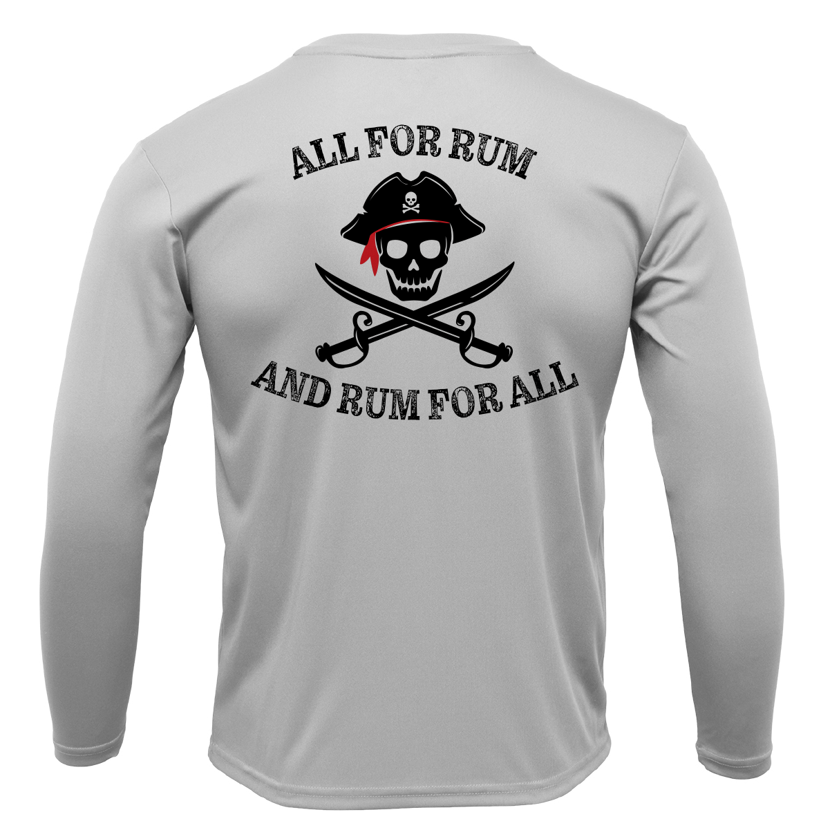 Georgia Freshwater Born "All For Rum and Rum For All" Men's Long Sleeve UPF 50+ Dry-Fit Shirt