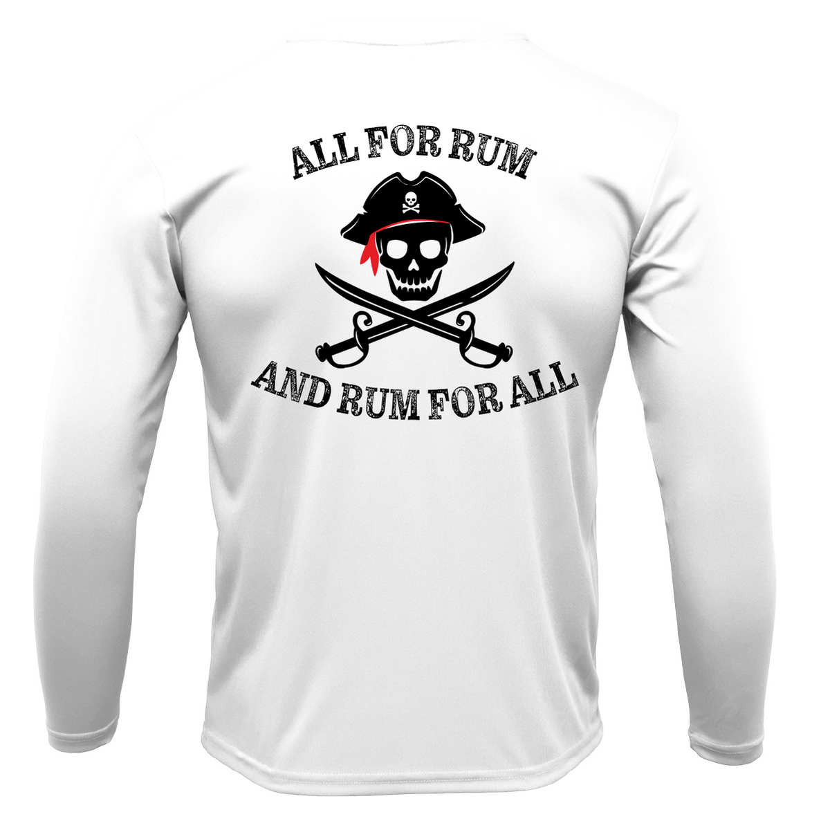 Michigan Freshwater Born "All For Rum and Rum For All" Boy's Long Sleeve UPF 50+ Dry-Fit Shirt