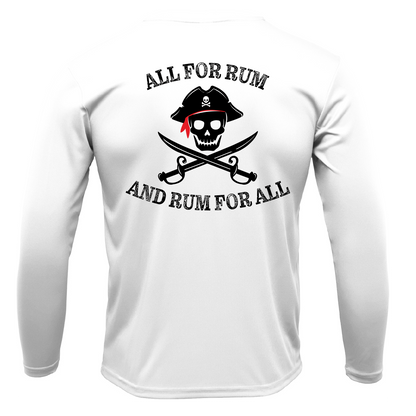 Saltwater Born "All for Rum and Rum for All" Long Sleeve UPF 50+ Dry-Fit Shirt