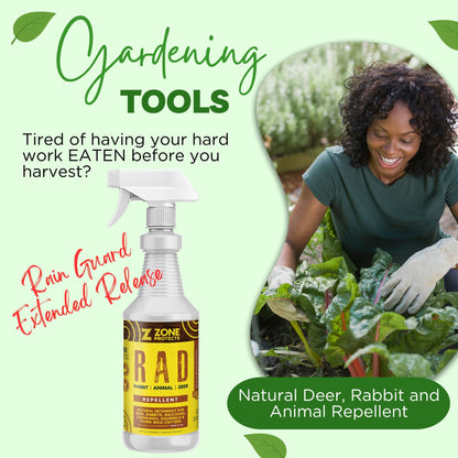 R.A.D.; Rabbit, Animal, Deer Repellent 32oz Spray