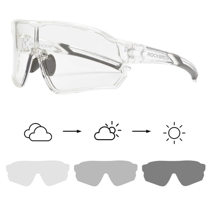 Thickened PC Lens Photochromic Sunglasses (UV400)