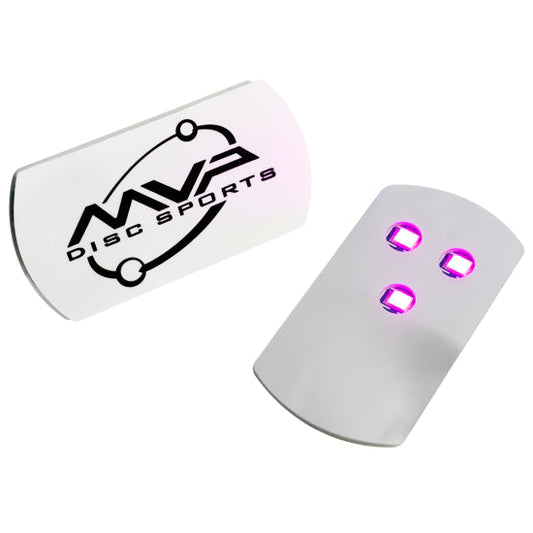 MVP Tri-Lit Magenta LED Disc Lights - 10 Pack