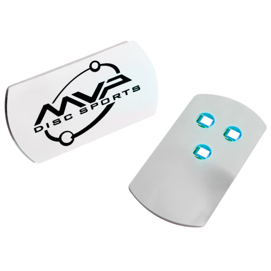 MVP Tri-Lit Turquoise LED Disc Lights - 10 Pack