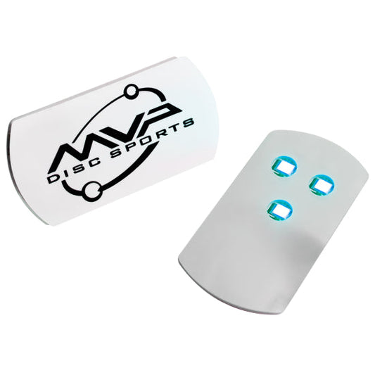 MVP Tri-Lit Turquoise LED Disc Lights - 10 Pack