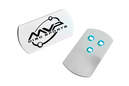 MVP Tri-Lit Turquoise LED Disc Lights (5, 10 or 20 Pack) - Glow Essential!