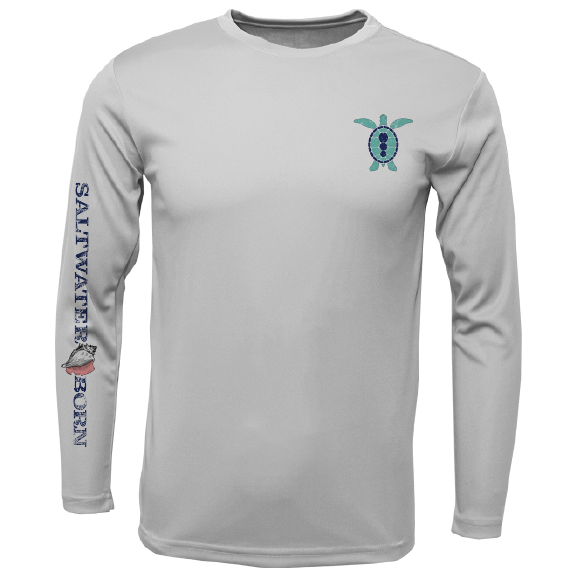 Turtle on Chest Long Sleeve UPF 50+ Dry-Fit Shirt