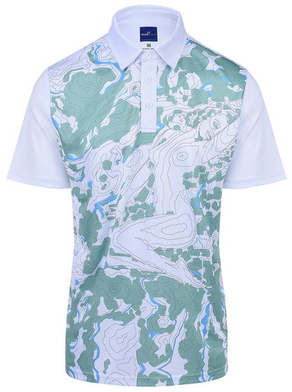 Twin Peaks Mens Golf Polo Shirt by ReadyGOLF