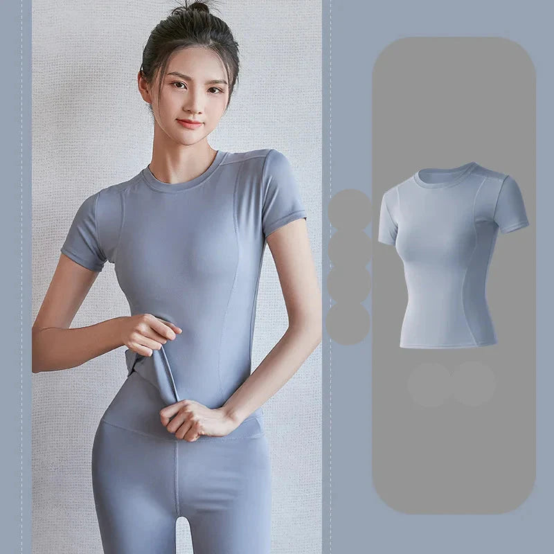 Feel the Flow Women's Yoga T Shirt