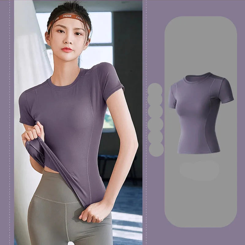Feel the Flow Women's Yoga T Shirt