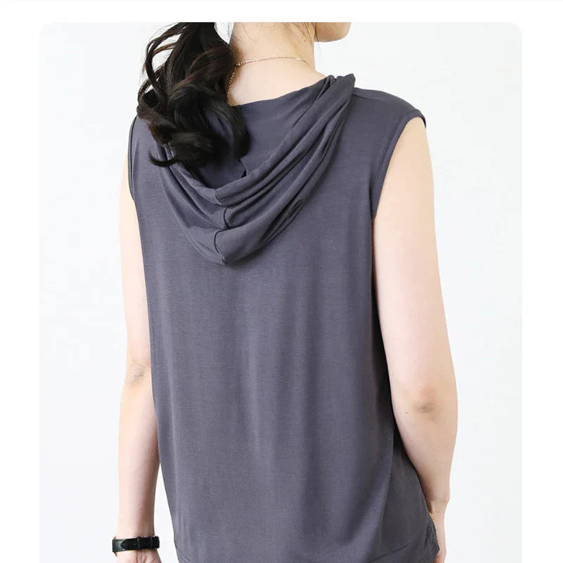 Versatile Hooded Sports Top