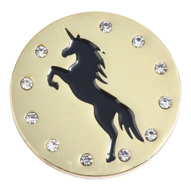 Unicorn Silhouette Ball Marker & Hat Clip with Crystals by readyGOLF