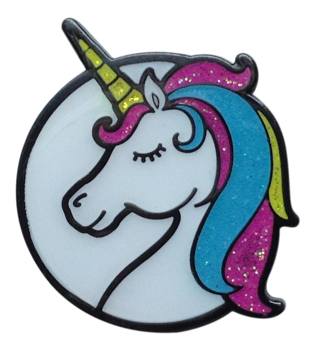 Unicorn Glitter Ball Marker & Hat Clip by ReadyGOLF