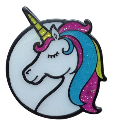 Unicorn Glitter Ball Marker & Hat Clip by ReadyGOLF