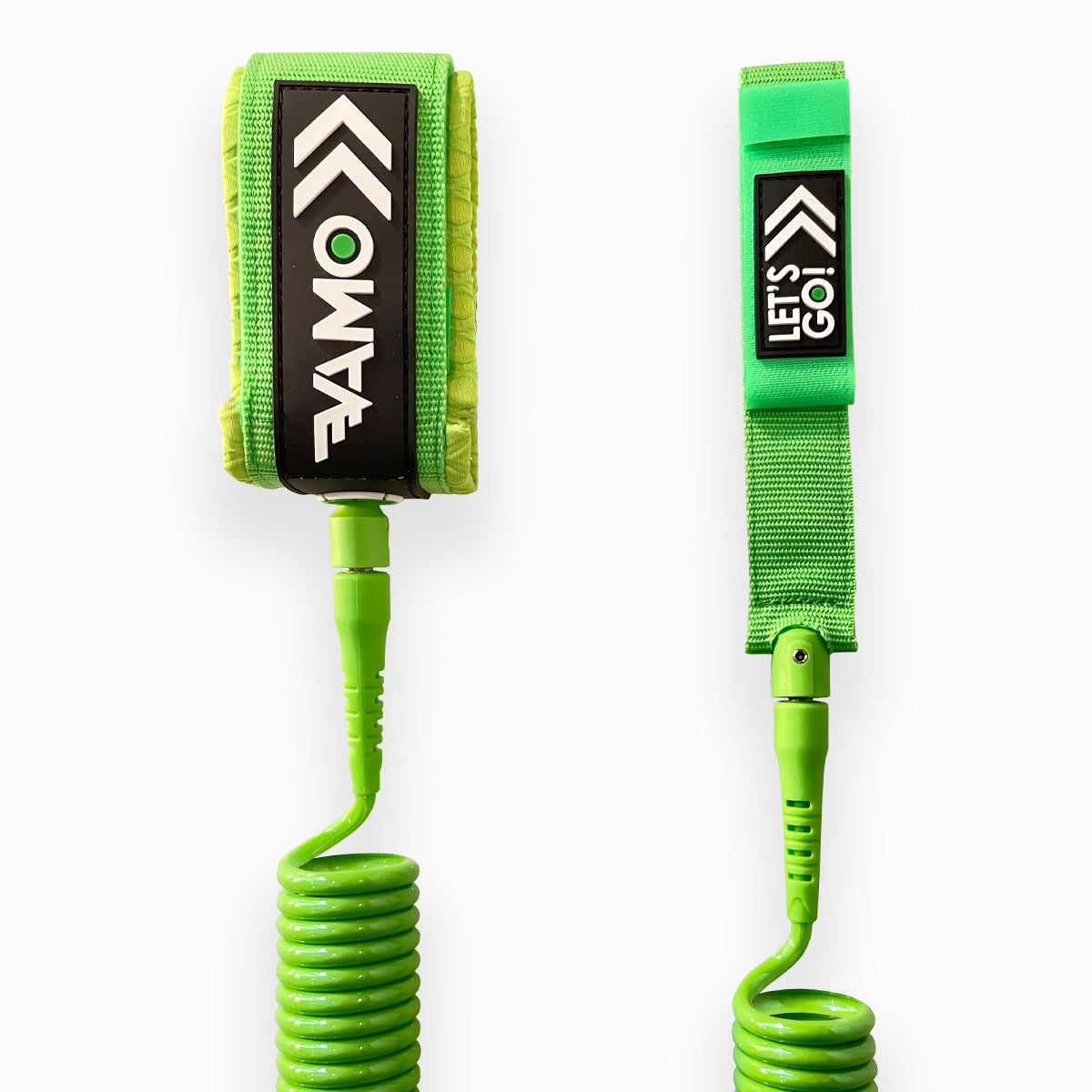 9' Full Coiled SUP Paddleboard Leash - Vibrant Collection