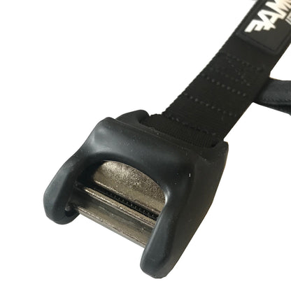 Basic 15' & 10' Tie Down Straps with Silicone Buckle Covers