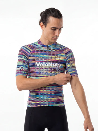 Men's Cycling Jersey Retro Signal