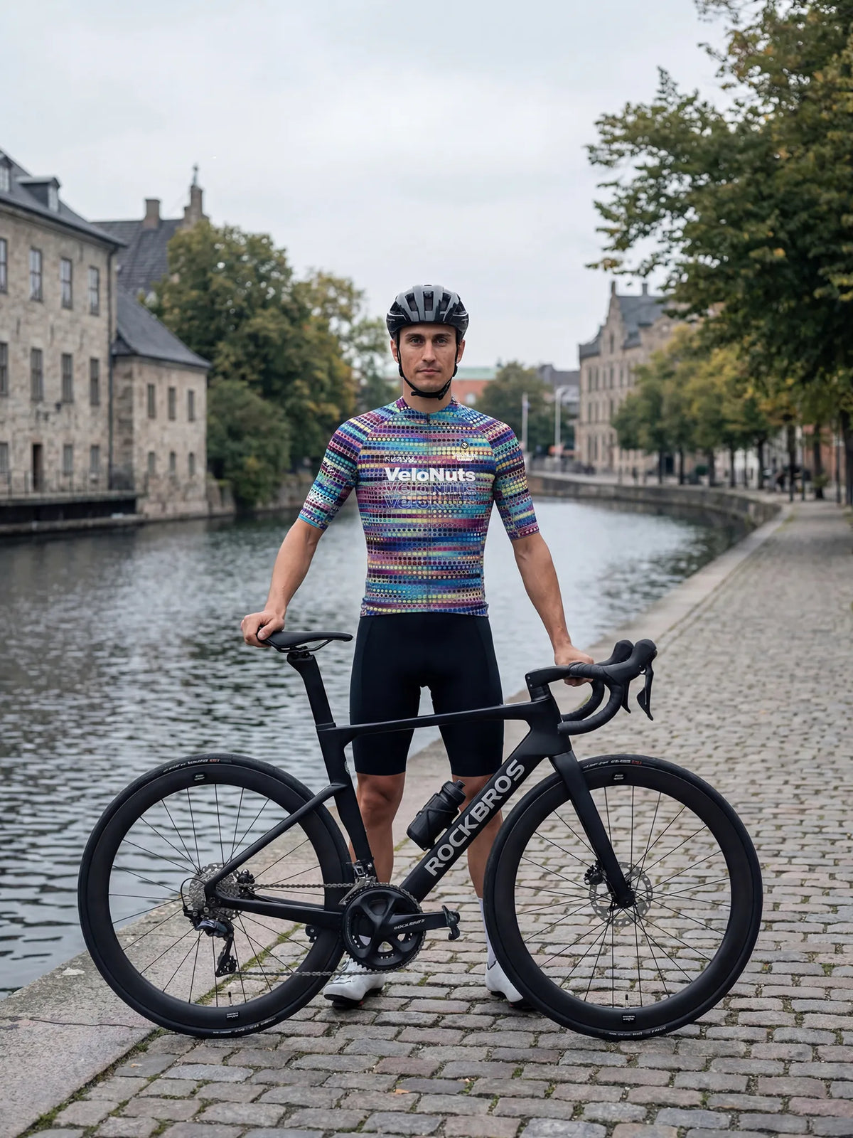Men's Cycling Jersey Retro Signal