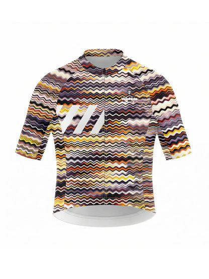 Men's Cycling Jersey Retro Signal