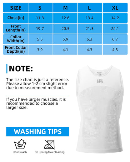 Men's Cycling Jersey Sleeveless Quick Dry Breathable