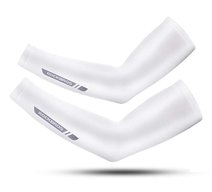 ROCKBROS Sun Protection Arm Sleeves Cooling for Running Golf Fishing Cycling