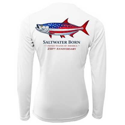 250th Anniversary Action Tarpon Women's Long Sleeve UPF 50+ Dry-Fit Shirt