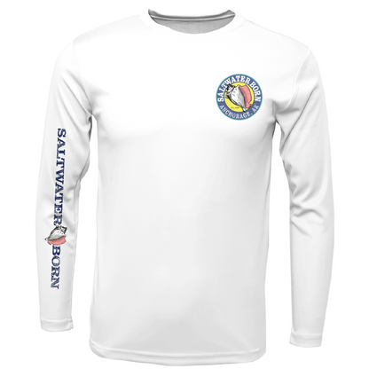Anchorage, AK Angler Men's Long Sleeve UPF 50+ Dry-Fit Shirt