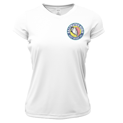 Key West, FL Seahorse Women's Short Sleeve UPF 50+ Dry-Fit Shirt