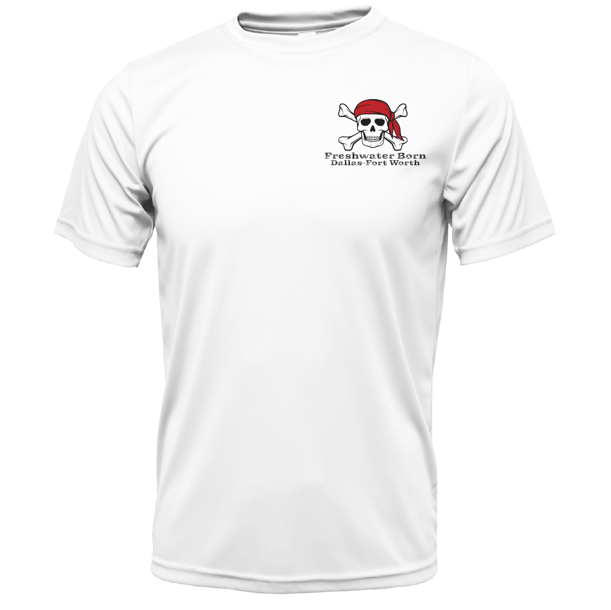 DFW, TX Freshwater Born "Surrender The Booty" Men's Short Sleeve UPF 50+ Dry-Fit Shirt