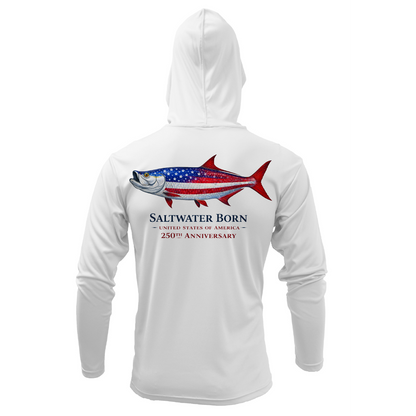 250th Action Tarpon Boy's Long Sleeve UPF 50+ Dry-Fit Hoodie