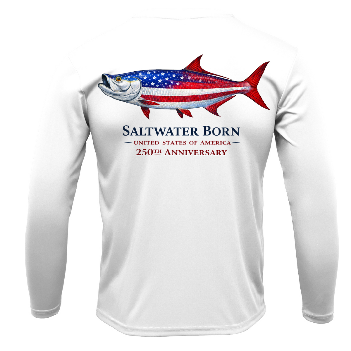 250th Anniversary Action Tarpon Boy's Long Sleeve UPF 50+ Dry-Fit Shirt