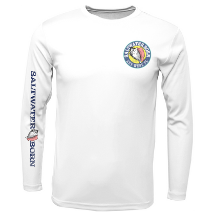 Key West, FL Sunken Pirate Ship Men's Long Sleeve UPF 50+ Dry-Fit Shirt