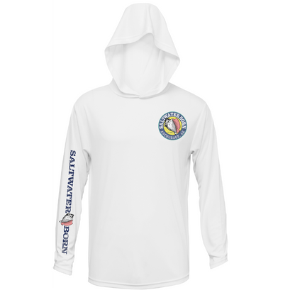 Anchorage, AK Mountain Moose Men's Long Sleeve UPF 50+ Dry-Fit Hoodie