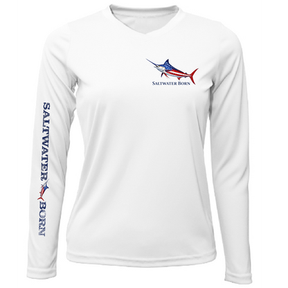 250th Anniversary Action Marlin Women's Long Sleeve UPF 50+ Dry-Fit Shirt