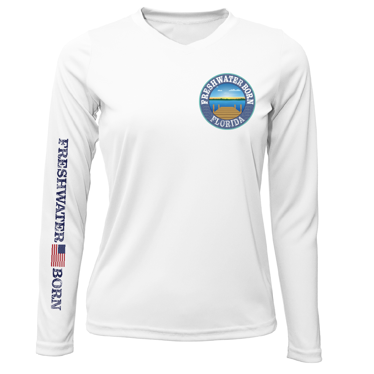 Florida Freshwater Born Bluegill Women's Long Sleeve UPF 50+ Dry-Fit Shirt