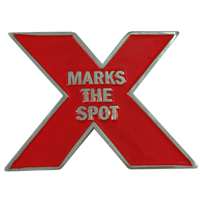 X Marks The Spot Ball Marker & Hat Clip by ReadyGOLF