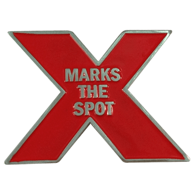 X Marks The Spot Ball Marker & Hat Clip by ReadyGOLF
