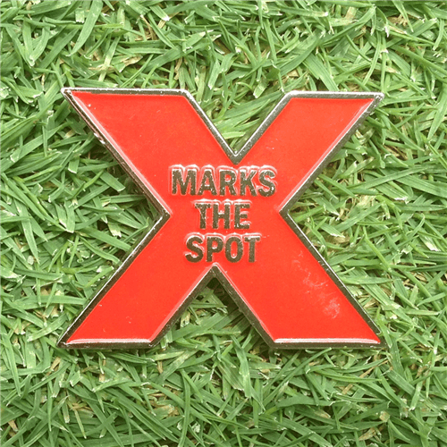 X Marks The Spot Ball Marker & Hat Clip by ReadyGOLF