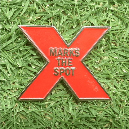 X Marks The Spot Ball Marker & Hat Clip by ReadyGOLF