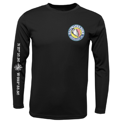 Siesta Key, FL Kraken Men's Long Sleeve UPF 50+ Dry-Fit Shirt
